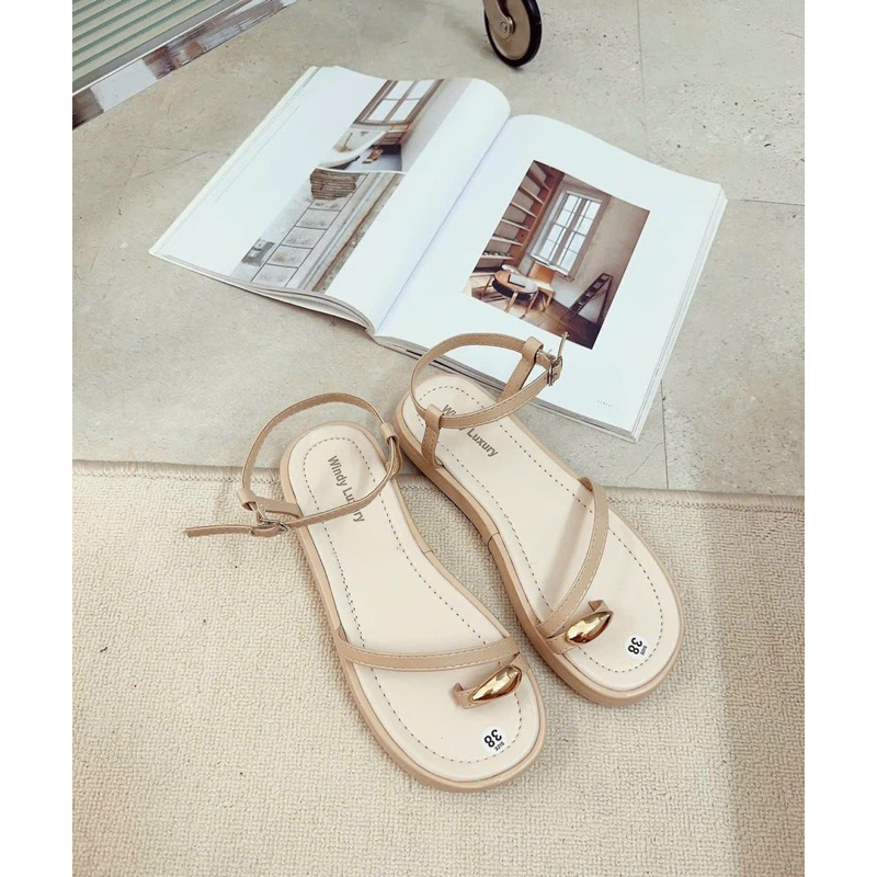 DÉP dạ SANDANL XỎ KHOÁ VIỀN XINH 😍