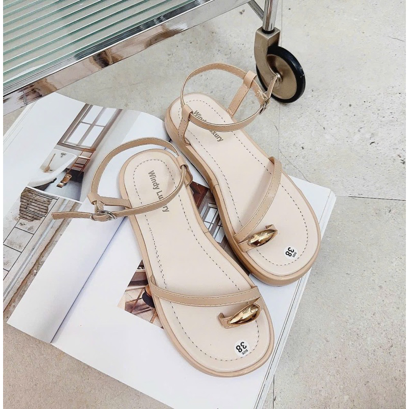 DÉP dạ SANDANL XỎ KHOÁ VIỀN XINH 😍