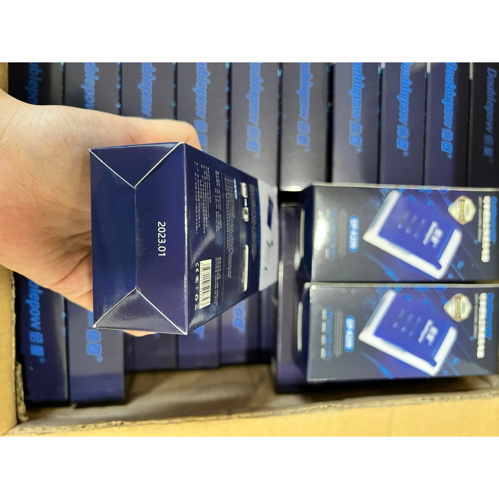 Bộ Sạc Pin AA, AAA K209 Doublepow tự ngắt 4slot