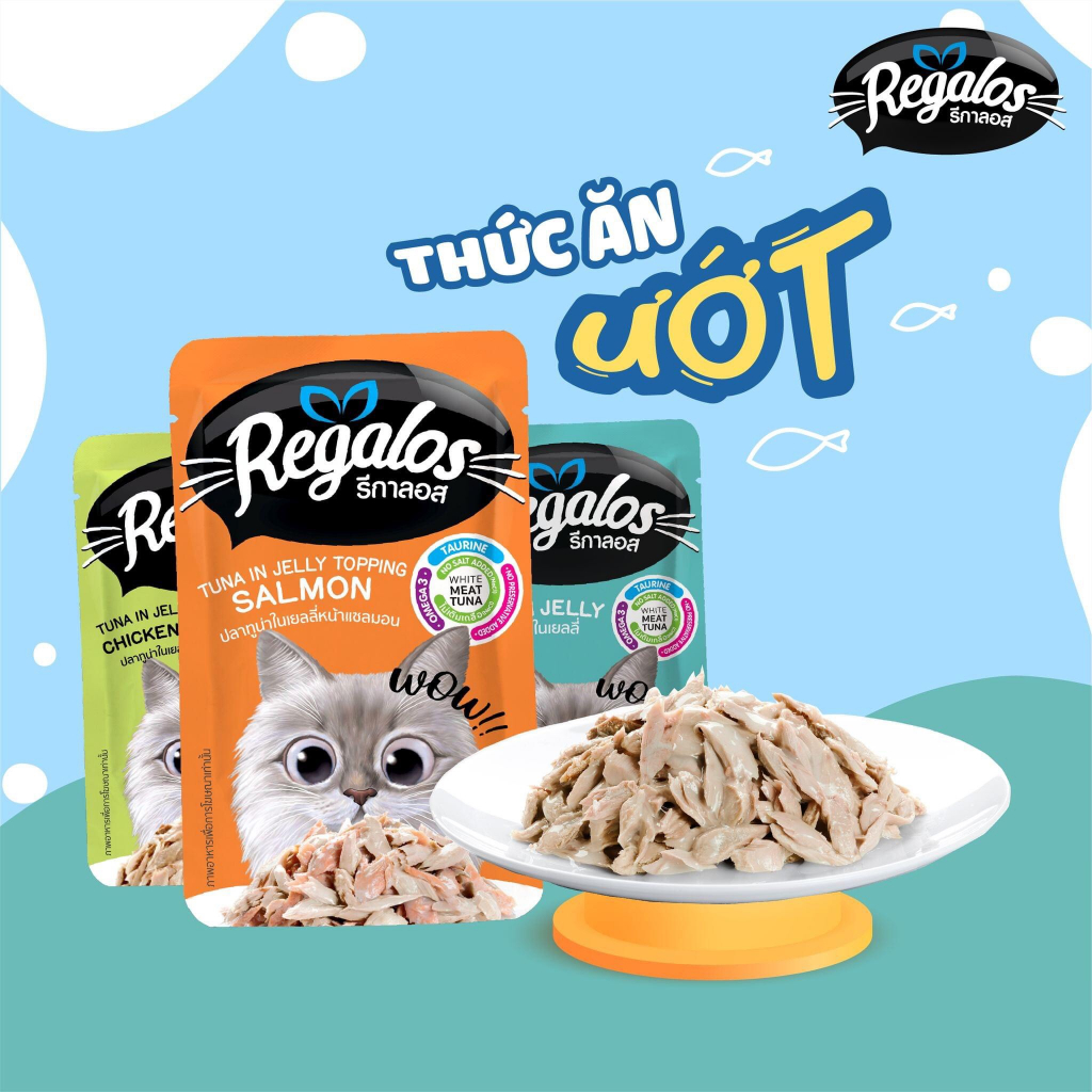 Pate Regalos Cho Mèo Chính Hãng Đủ Vị 70g