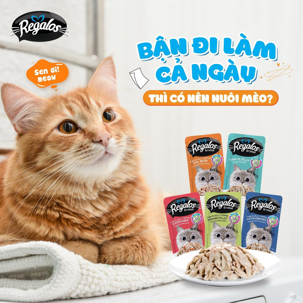 Pate Regalos Cho Mèo Chính Hãng Đủ Vị 70g