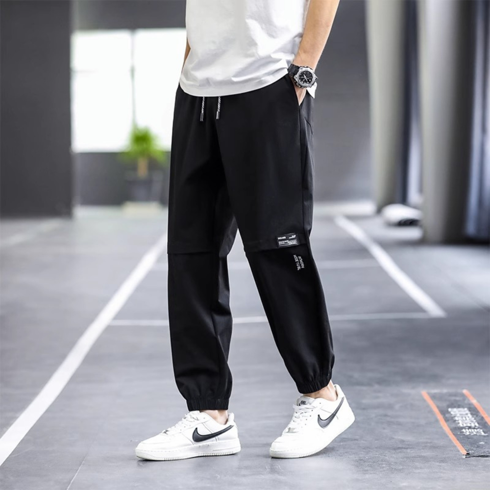 Quần jogger nam vải thun kaki STYLE MARVEN kiểu dáng túi thể thao năng động - QUAN SM003C