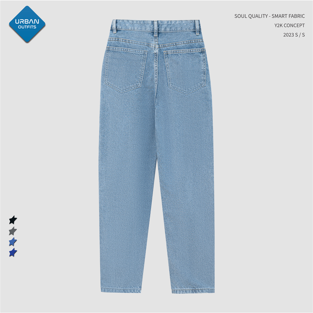 Quần Baggy Jean Nữ Lưng Cao QJB003 Urban Outfits / Chloé