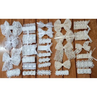 Kẹp tóc ren style hàn quốc cho bé gái bạn gái