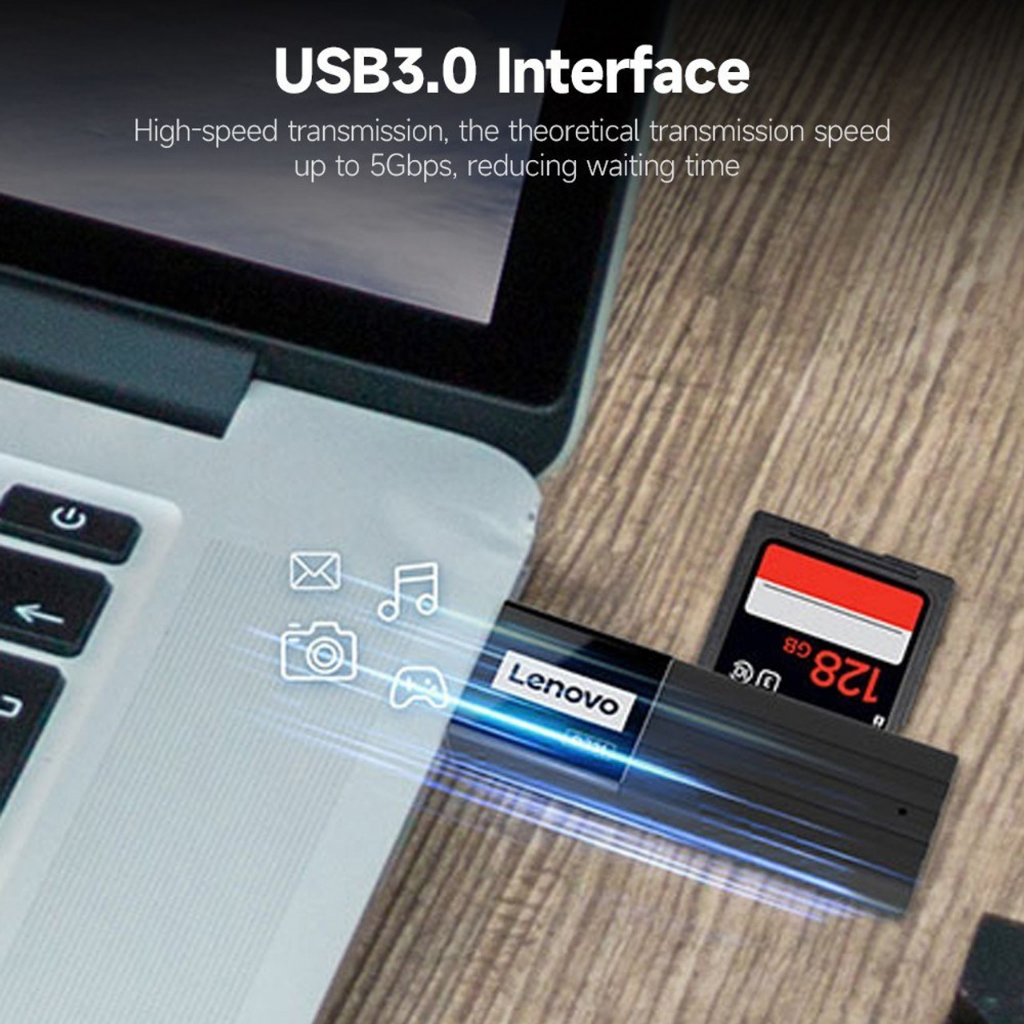 Đầu Đọc Thẻ Nhớ Lenovo D221 / D231 CHUẨN USB 3.0 Gía Rẻ
