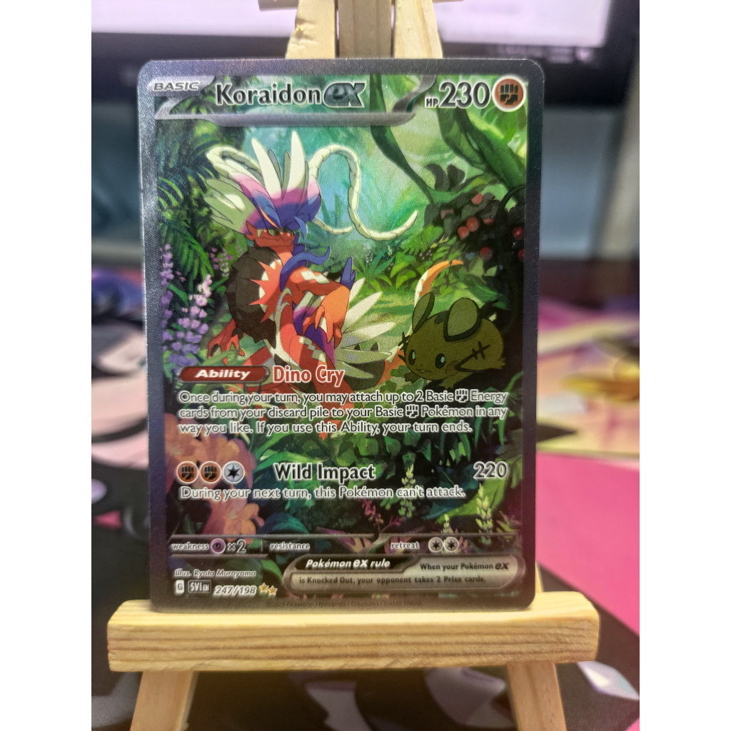 Thẻ Pokemon Koraidon ex - 247/198 - Special Illustration Rare