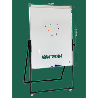 Bảng Flipchart eco 0,9x1,2m trượt lên xuống kèm quà tặng.