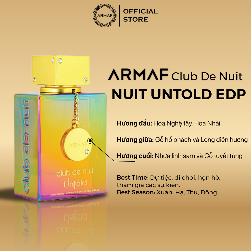 Nước hoa Unisex ARMAF Club de Nuit Untold EDP - 105ml