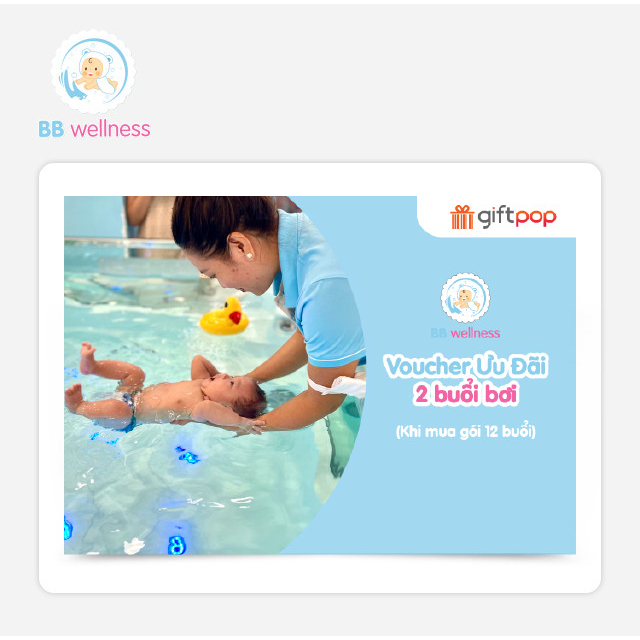 BB Wellness - Voucher ưu đãi 2 buổi bơi khi mua gói 12 buổi