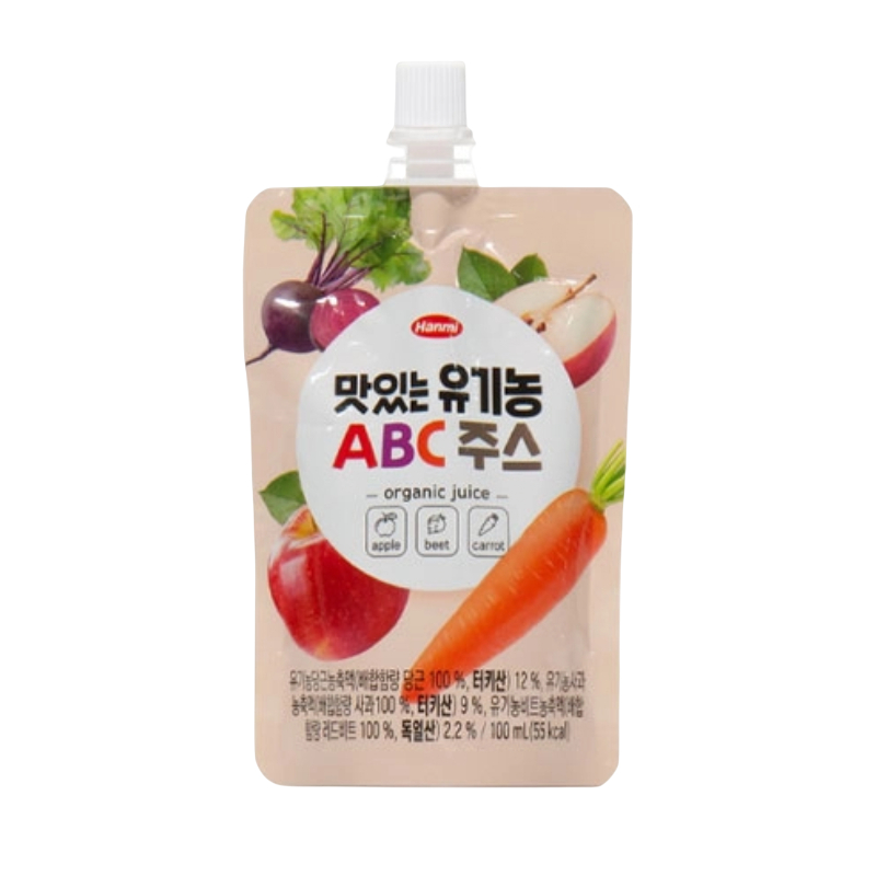 Nước trái cây tổng hợp Hanmi Organic ABC 100ml