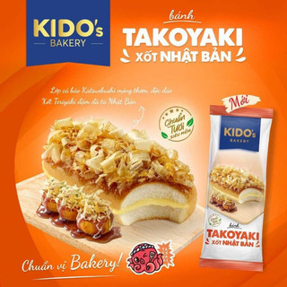 Bánh mì chà bông Kido’s vị Tokoyaki sốt Nhật Bản/ gà nướng sốt Hongkong/ chà bông sốt Singapore