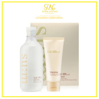 Set Nước tẩy trang Sum full 400ml + Sửa rửa mặt Sum 100ml