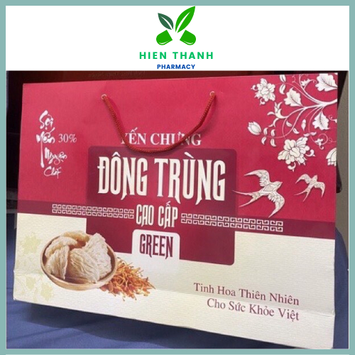 Yến chưng Đông trùng Green cao cấp