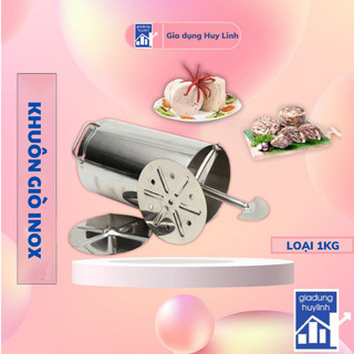 Khuôn làm giò inox cao cấp 1kg - Khuôn giò 1kg làm giò xào giò thủ giò lụa đơn giản cho ngày tết inox chắc chắn dày dặn