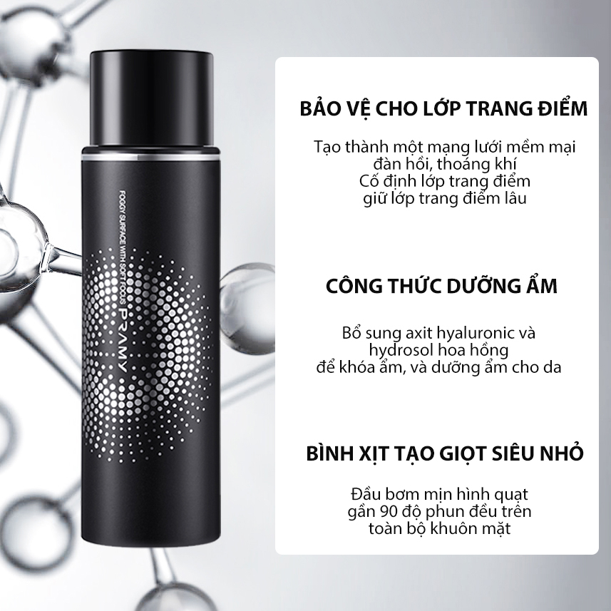 Xịt khoá makeup, Xịt khóa nền trang điểm PRAMY lâu trôi và kiểm soát dầu trên da hiệu quả - 100ml | BigBuy360 - bigbuy360.vn