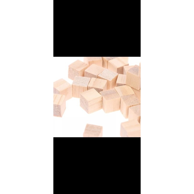 Khối gỗ vuông 1cm và1.6cm