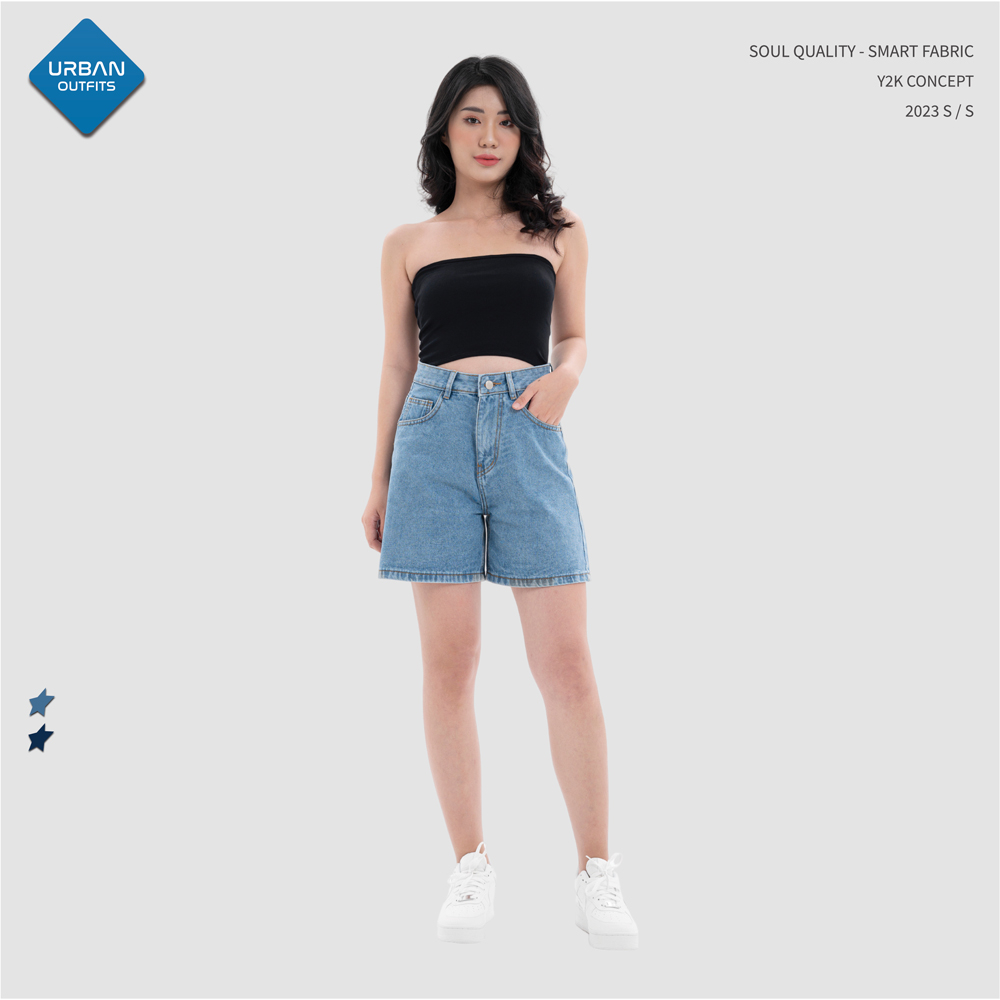 Quần Short Jean Nữ Lưng Cao QSJ001 Urban Outfits / Esmée