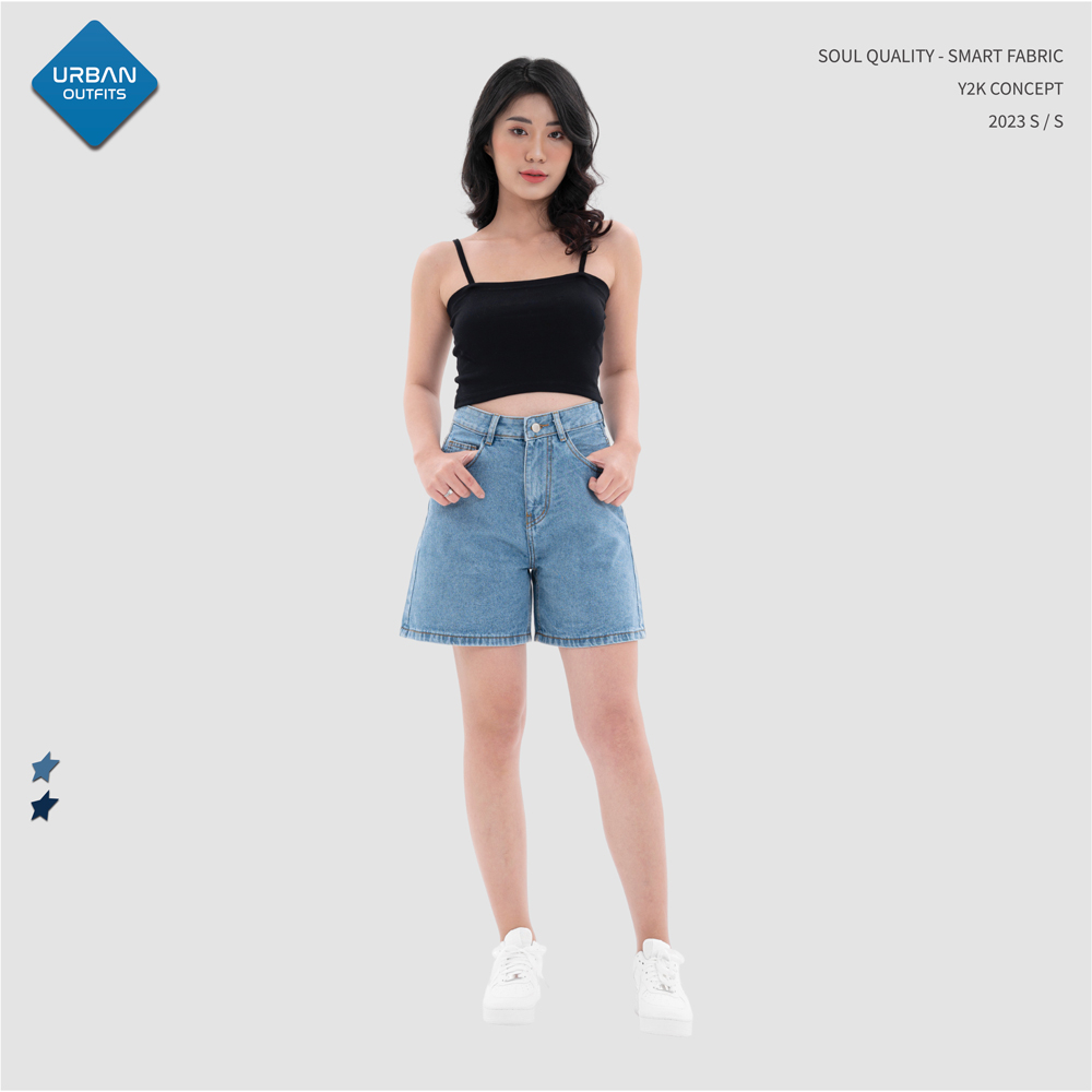 Quần Short Jean Nữ Lưng Cao QSJ001 Urban Outfits / Esmée