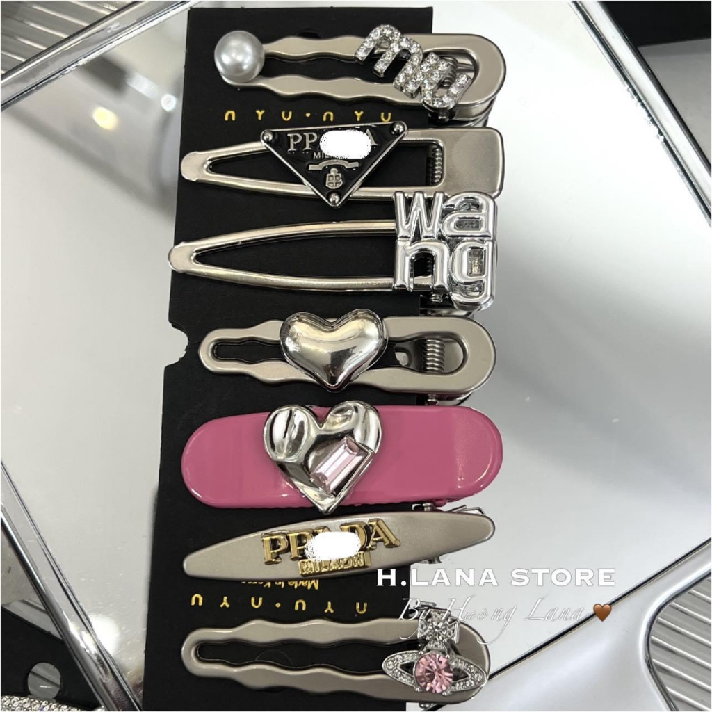 SET 7 KẸP TÓC TRENDYYY-hàng hợp kim loại 1