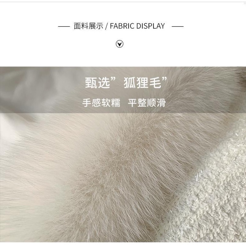 Áo khoác dạ lông cao cấp hàng QC