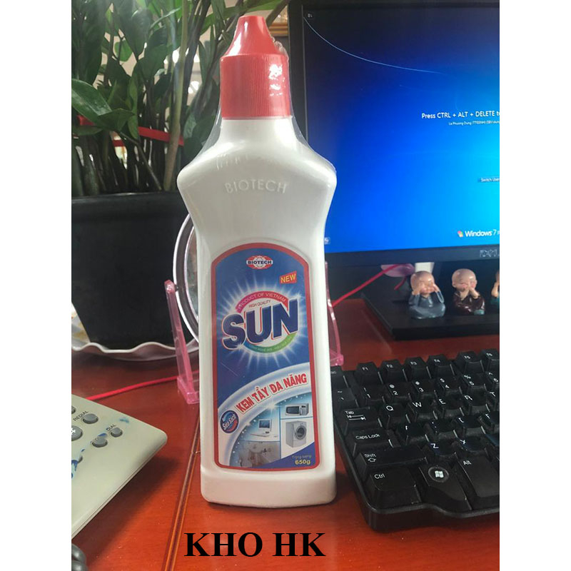 Kem tẩy rửa đa năng SUN 650g SUMO 700g Cũ thành mới Chất tẩy sạch nhựa