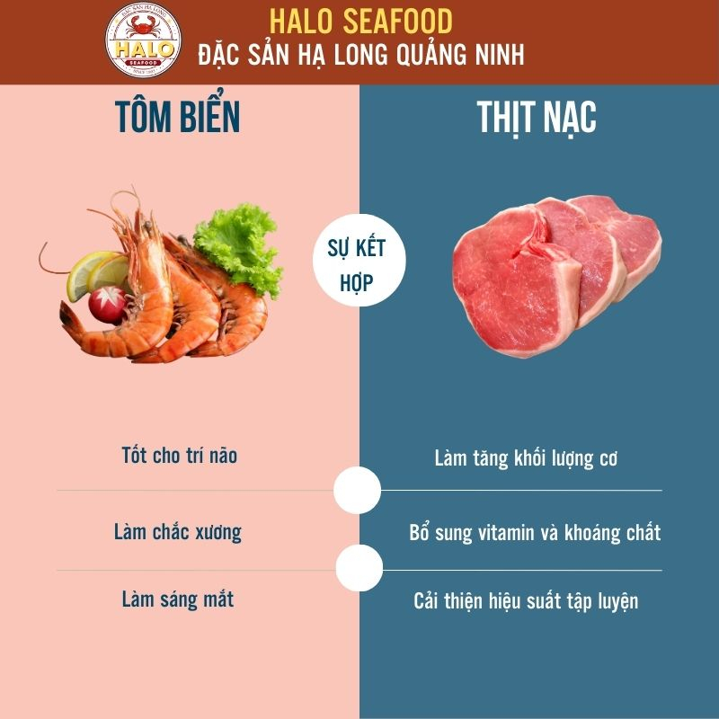 Ruốc tôm thịt Hạ Long, Chà bông tôm Quảng Ninh cho bé ăn dặm 250gam, 500gam - Halo SeaFood