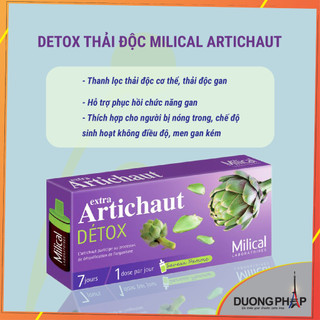 Nước Uống Detox Milical Artichaut 7 chai 10ml
