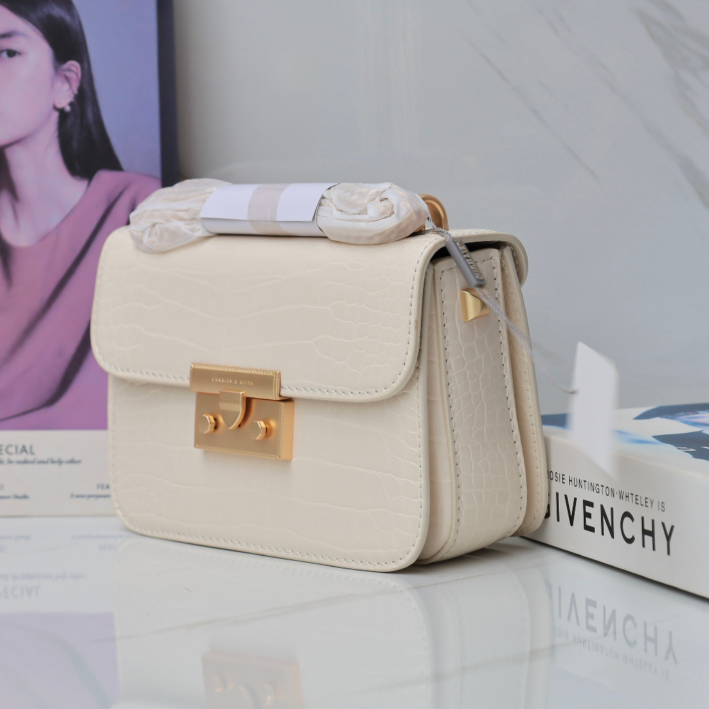 Túi vân da rắn mini ck2-80701078-4