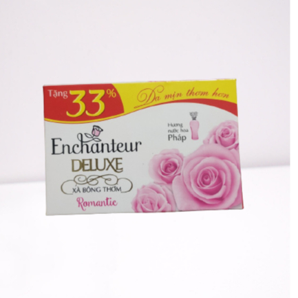 Xà bông cục enchanteur Romantic màu hồng 120g