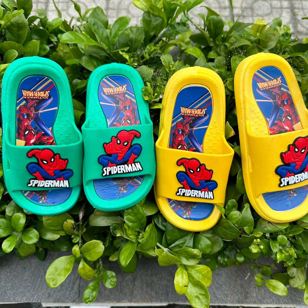 Dép Bé Trai Hình Siêu Nhân Nhện Đủ Size 26-35  MS3306+6