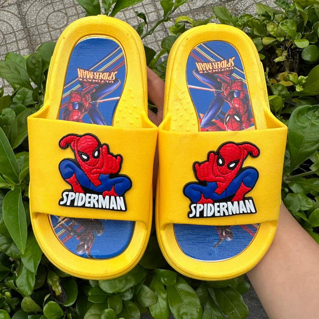 Dép Bé Trai Hình Siêu Nhân Nhện Đủ Size 26-35  MS3306+6