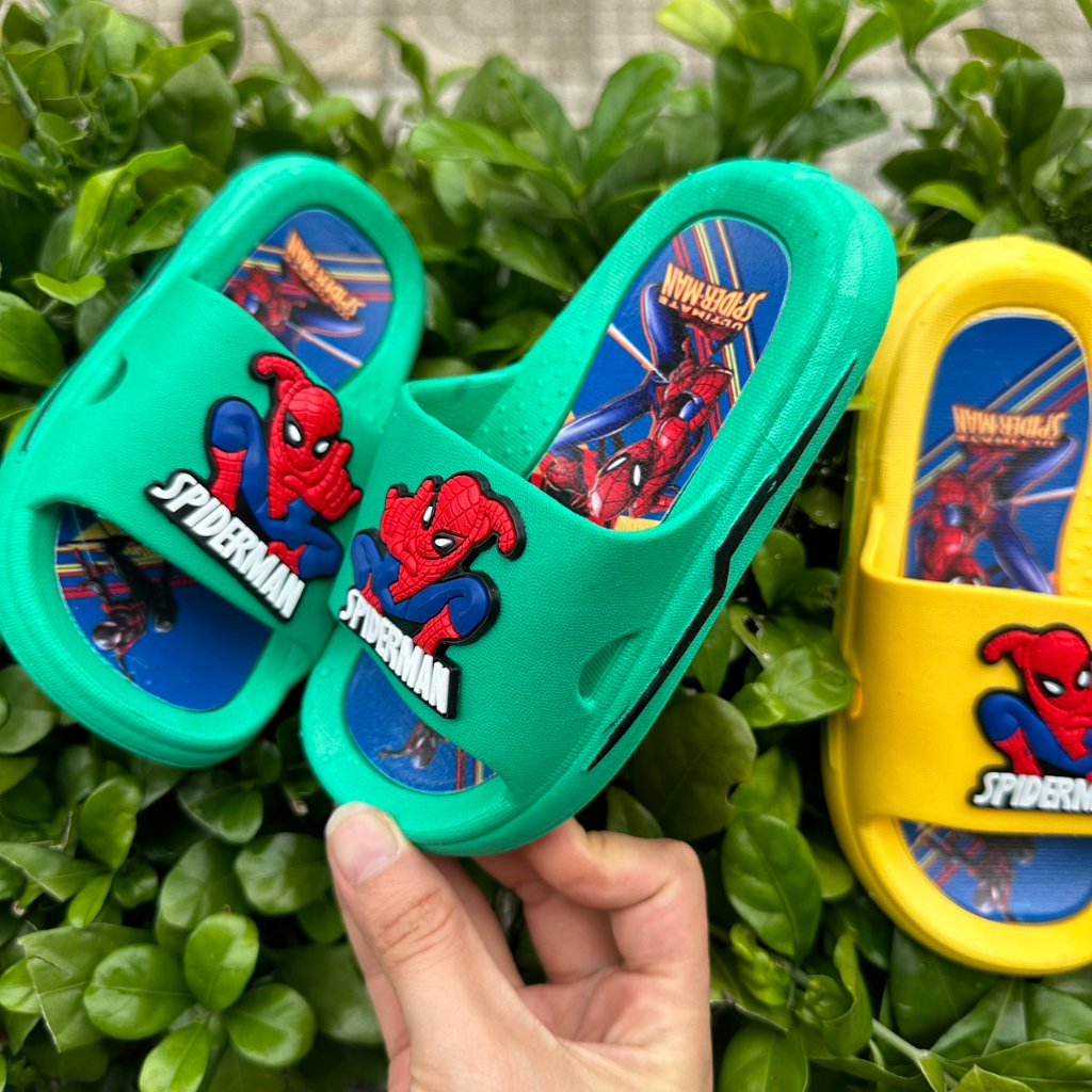 Dép Bé Trai Hình Siêu Nhân Nhện Đủ Size 26-35  MS3306+6