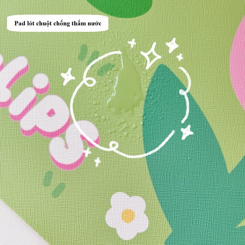 Lót chuột cỡ lớn 67*30cm, miếng lót bàn phím máy tính, bàn di chuột, tấm lót trang trí bàn học mẫu hoạt hình dễ thương