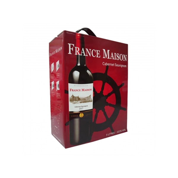 Rượu vang Pháp France Maison Bordeaux Cabernet Sauvignon 3 lít