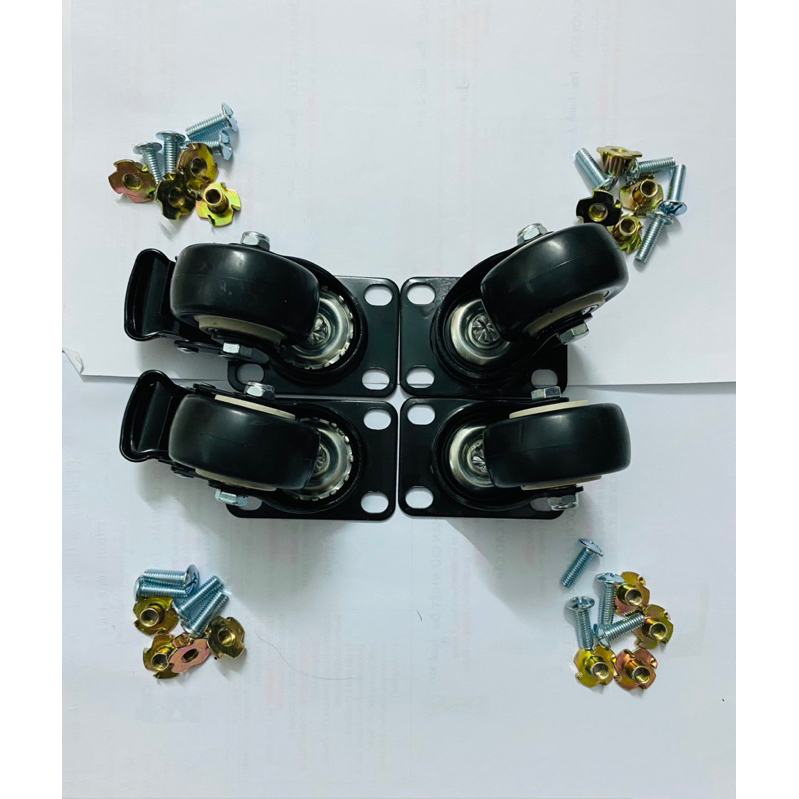 Bánh xe 5 phân đen