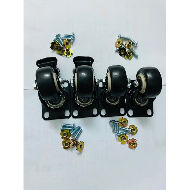 Bánh xe 5 phân đen