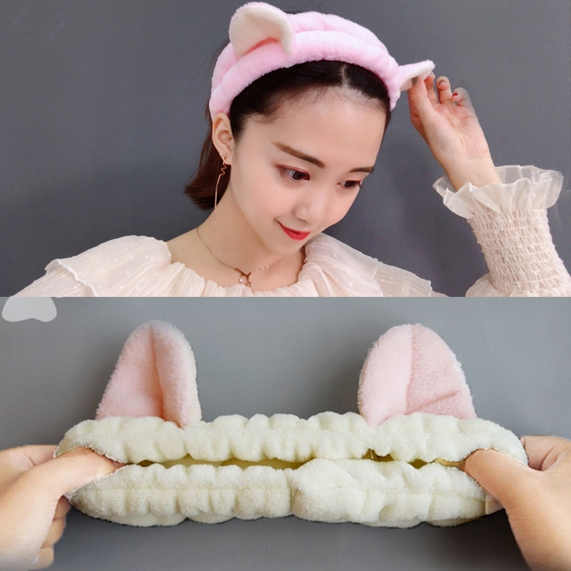 Băng Đô Rửa Mặt Nam Nữ Cute LOVENA BD01