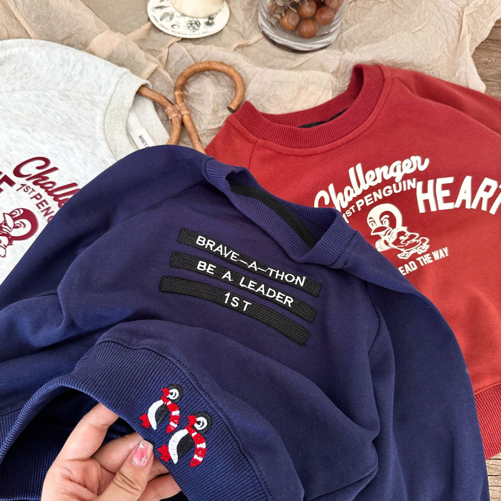 Áo nỉ da cá cho bé trai MIMIYAN Quảng Châu cực đẹp Shop Kunkun Áo bé trai da cá kunkid