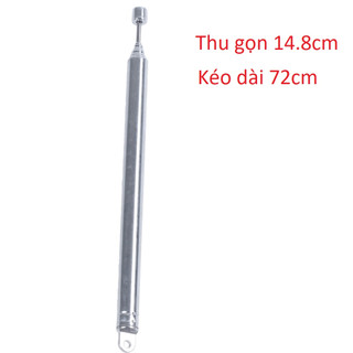 Ăng ten thu sóng Radio Am Radio Fm/ Tv thu gọn /kéo dài 72cm (1 cái)
