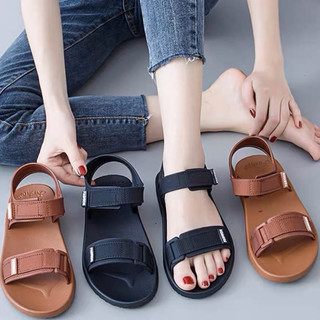 Dép quai hậu nữ sandal xang đan hàng cao cấp chất cao su non siêu mềm êm chân