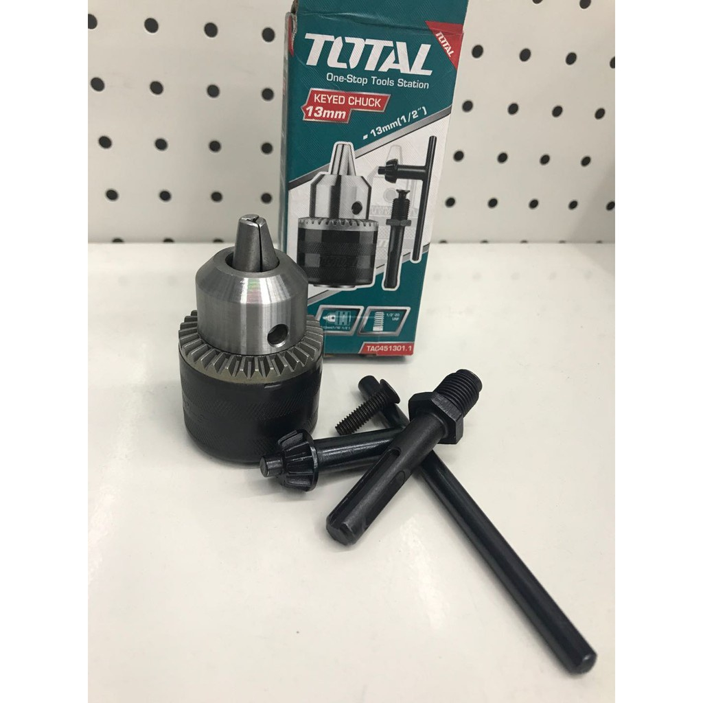 Đầu khoan 13mm kèm khớp nối TOTAL TAC451301.1 Phụ kiện máy khoan