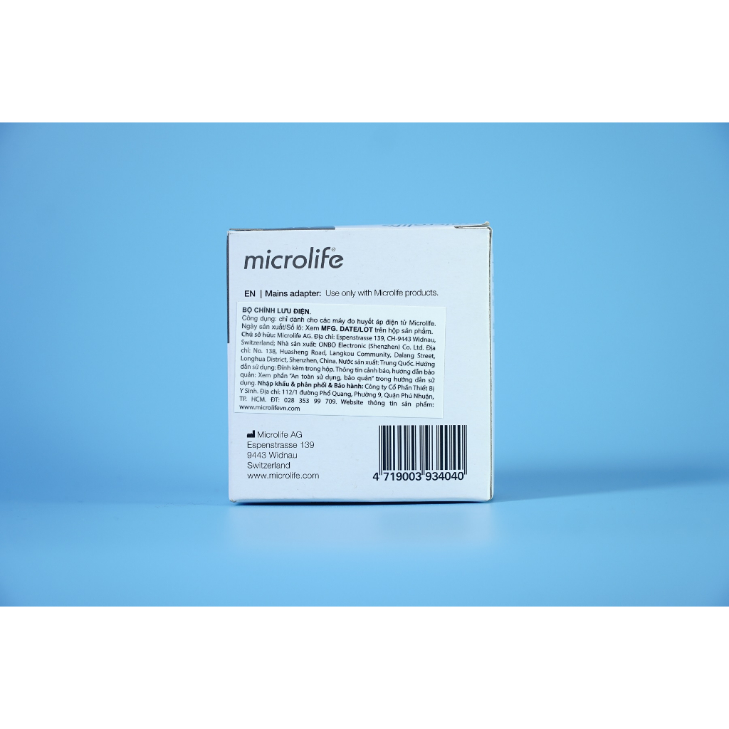 Củ sạc máy đo huyết áp Microlife - Bộ chuyển điện áp AC Adapter Microlife