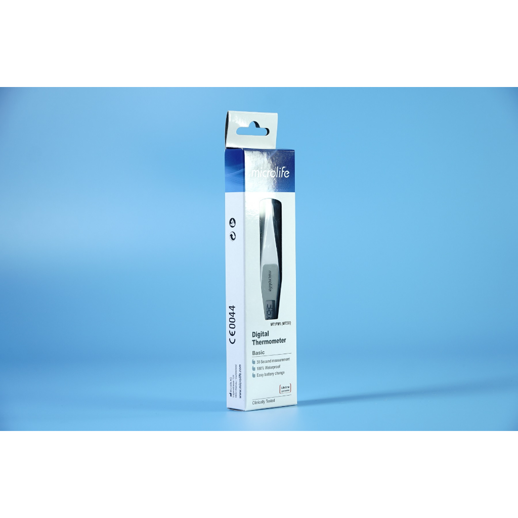 Nhiệt kế điện tử kẹp nách Microlife MT500 đầu nhọn đo cơ thể, nhiệt độ nước, sữa