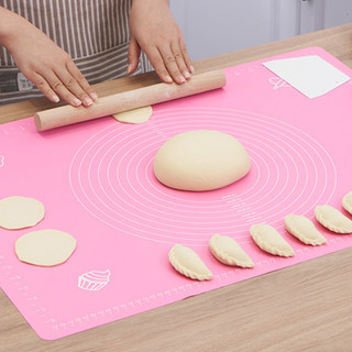 Tấm Lót Nhào Bột Silicon,Thảm lót nướng, nhào bột, cán bột bằng silicone kích cỡ 29x26cm-MICHA