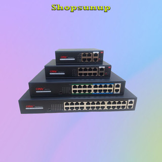 Switch poe onv 16 8 4 cổng poe + 2 cổng uplink bảo hành 24 tháng