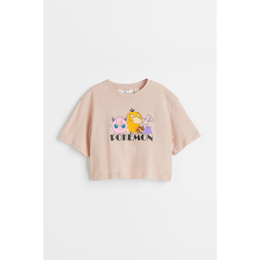 ÁO THUN CROPTOP CHO BÉ GÁI - H&M