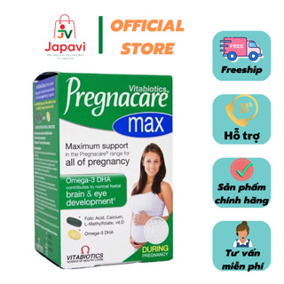 Vitamin tổng hợp cho bà bầu Pregnacare max hộp 84 viên