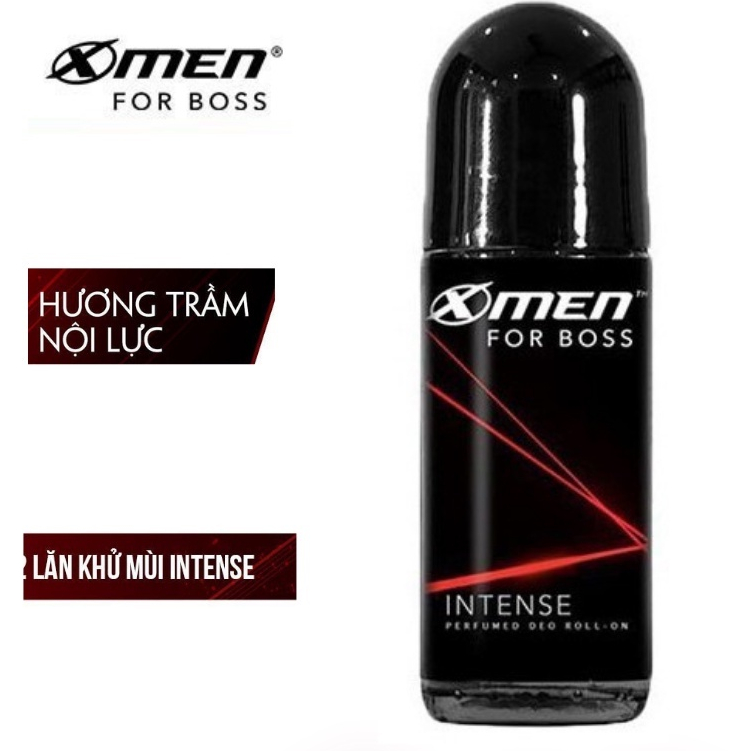 Lăn nách nam XMEN For Boss Intense 48H - lăng khử mùi Deo Roll-on 50ml