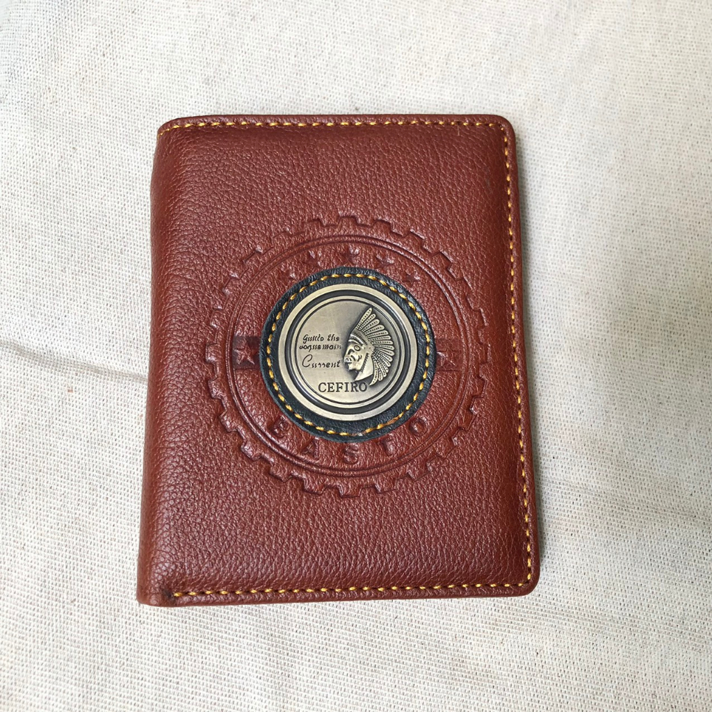 Ví Nam Da Bò Thật Kiểu Đứng Cao Cấp Cefiro Nhiều Mẫu - Bóp Nam Đựng Thẻ, Giấy Tờ Tặng Kèm Hộp