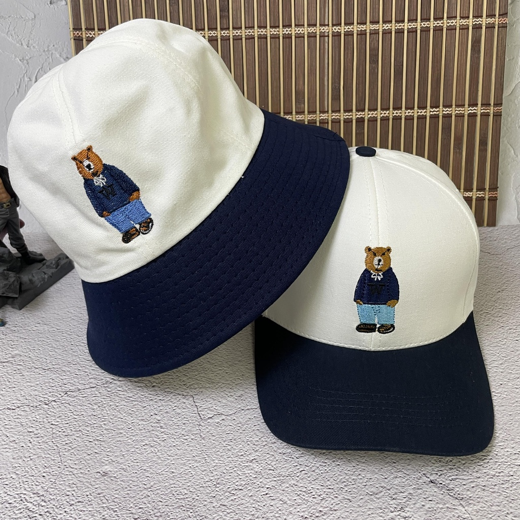Mũ gấu WHOAU, combo hai mũ gấu siêu chất Hayna Hats M149